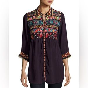 Johnny Was • artisan embroidered tunic